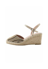 Next FOREVER COMFORT SQUARE TOE BEADED REGULAR FIT - Obuv na platformovom opätku - metallic
