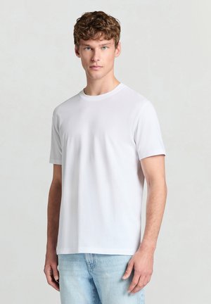 LUNGO TINTA UNITA - Jeans Tapered Fit - blu denim chiaro