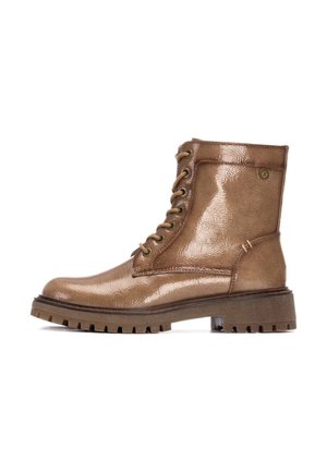 Botines con plataforma - beige