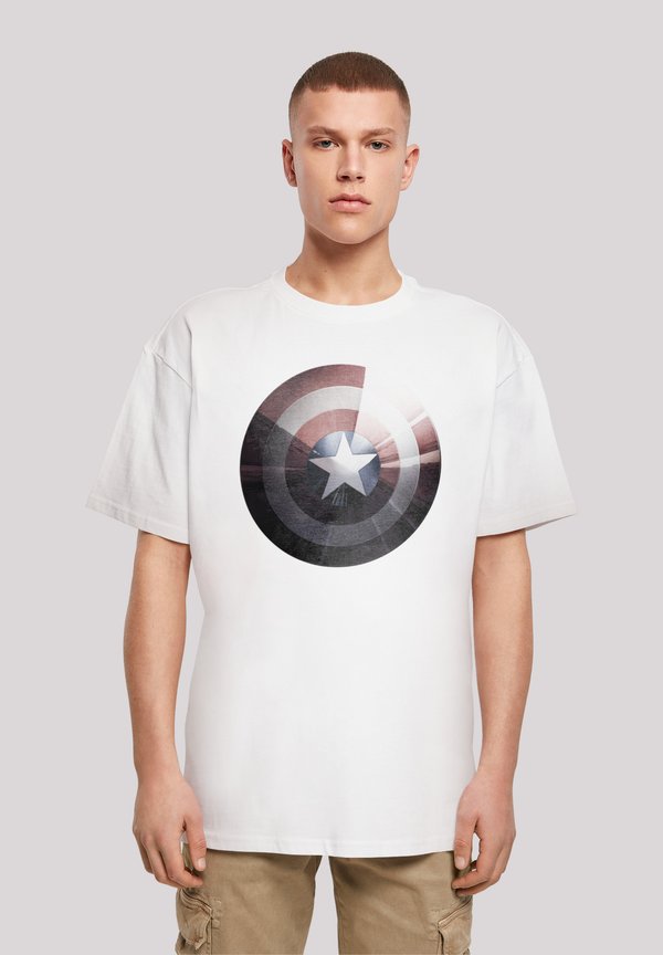 MARVEL CAPTAIN AMERICA SHIELD SHINY - T-Shirt print