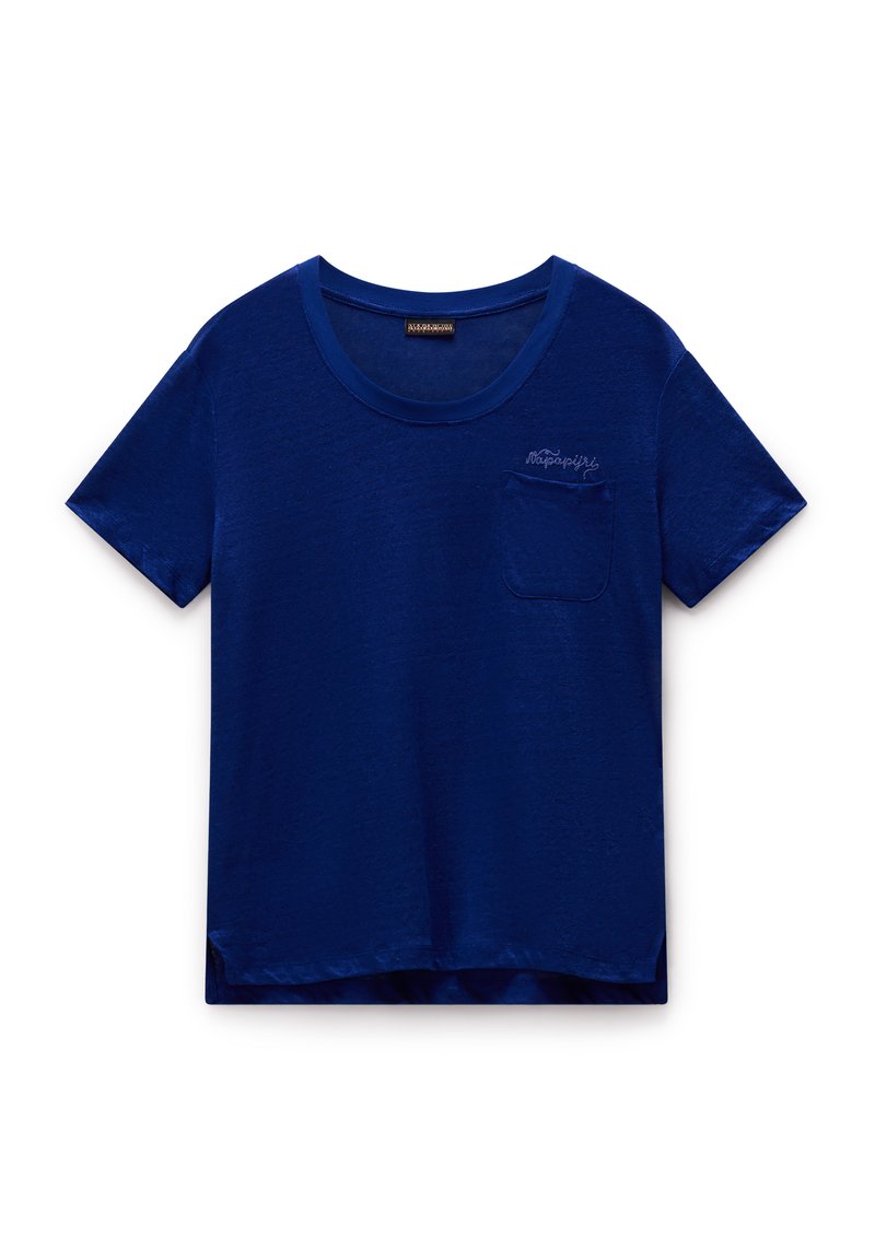 Napapijri T-shirt basic donkerblauw