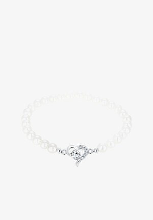 Elli SPARKLING HEART - MIT KRISTALLEN VON SWAROVSKI® - Armband - weiß