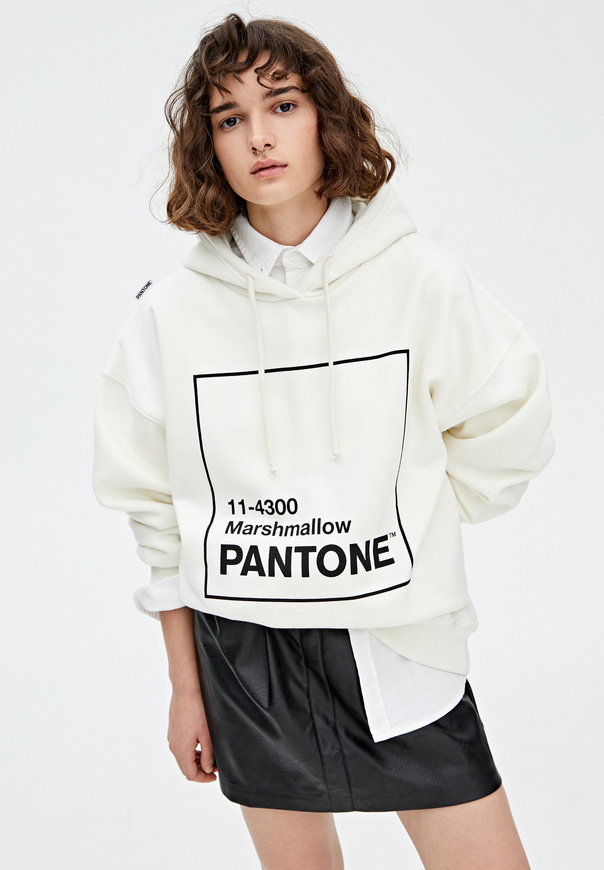 PULL&BEAR MARSHMALLOW Hoodie white Zalando.nl Marshmallow hoodie | Etsy