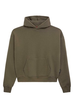 PROHIBITED UNISEX OVERSIZED  - Hoodie - mokka stone washed