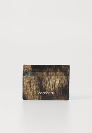 VEGAS CARDHOLDER UNISEX - Portafoglio - brown/silver-coloured