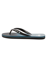 Quiksilver - MOLOKAI ART - Chanclas de dedo - black blue Imagen en miniatura 1