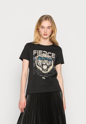 ONLY ONLLUCY REG S/S TOP JRS NOOS - Μπλουζάκι με στάμπα - black