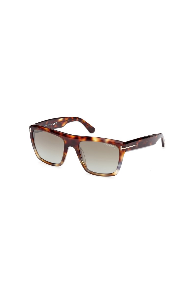 Tom Ford ALBERTO - Ochelari de soare - marrone chiaro marrone specchiato