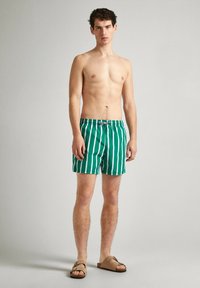 Pepe Jeans STRIPE - Peldēšanas šorti - green