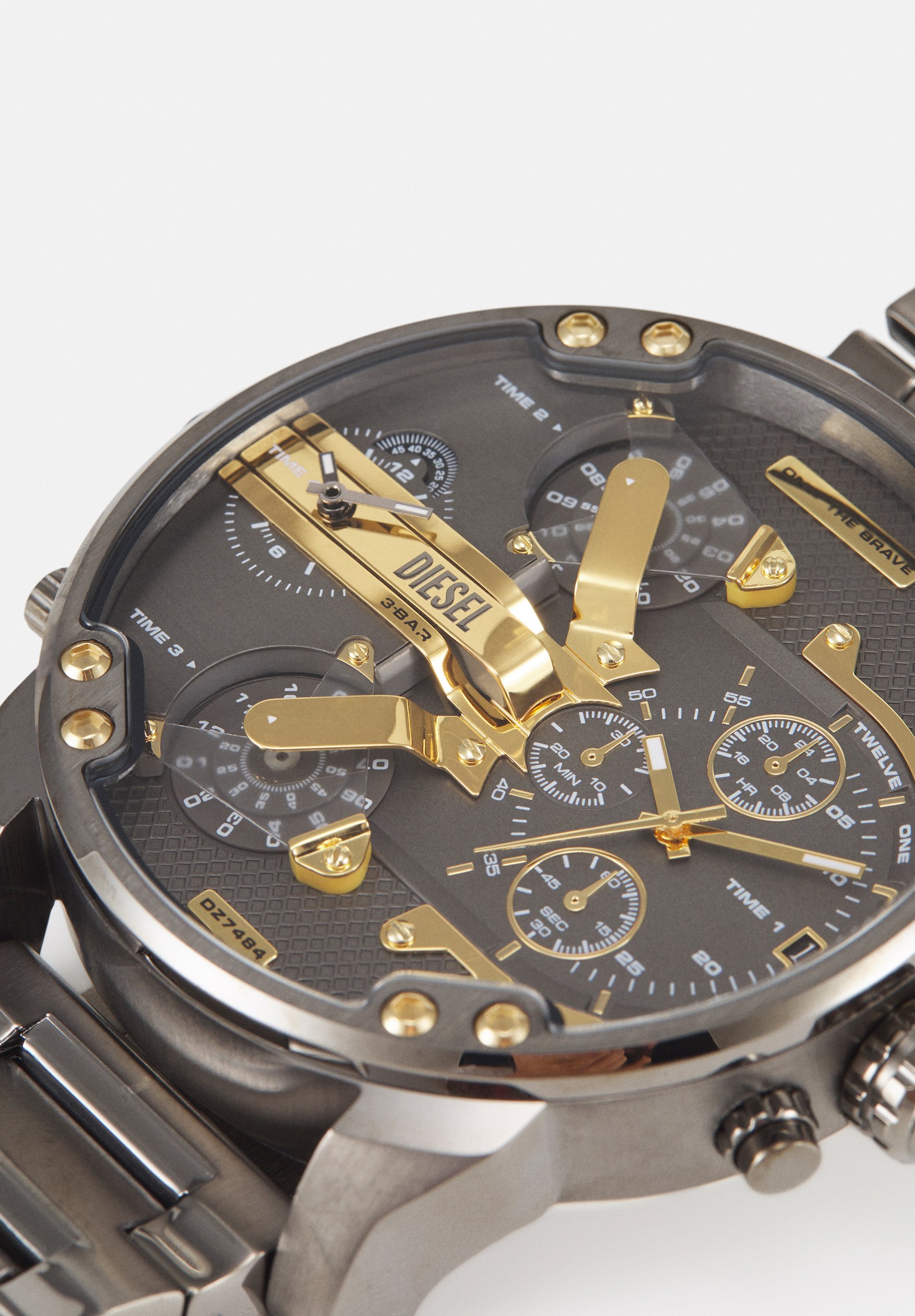 Diesel MR. DADDY - Chronograph watch - gunmetal - Zalando