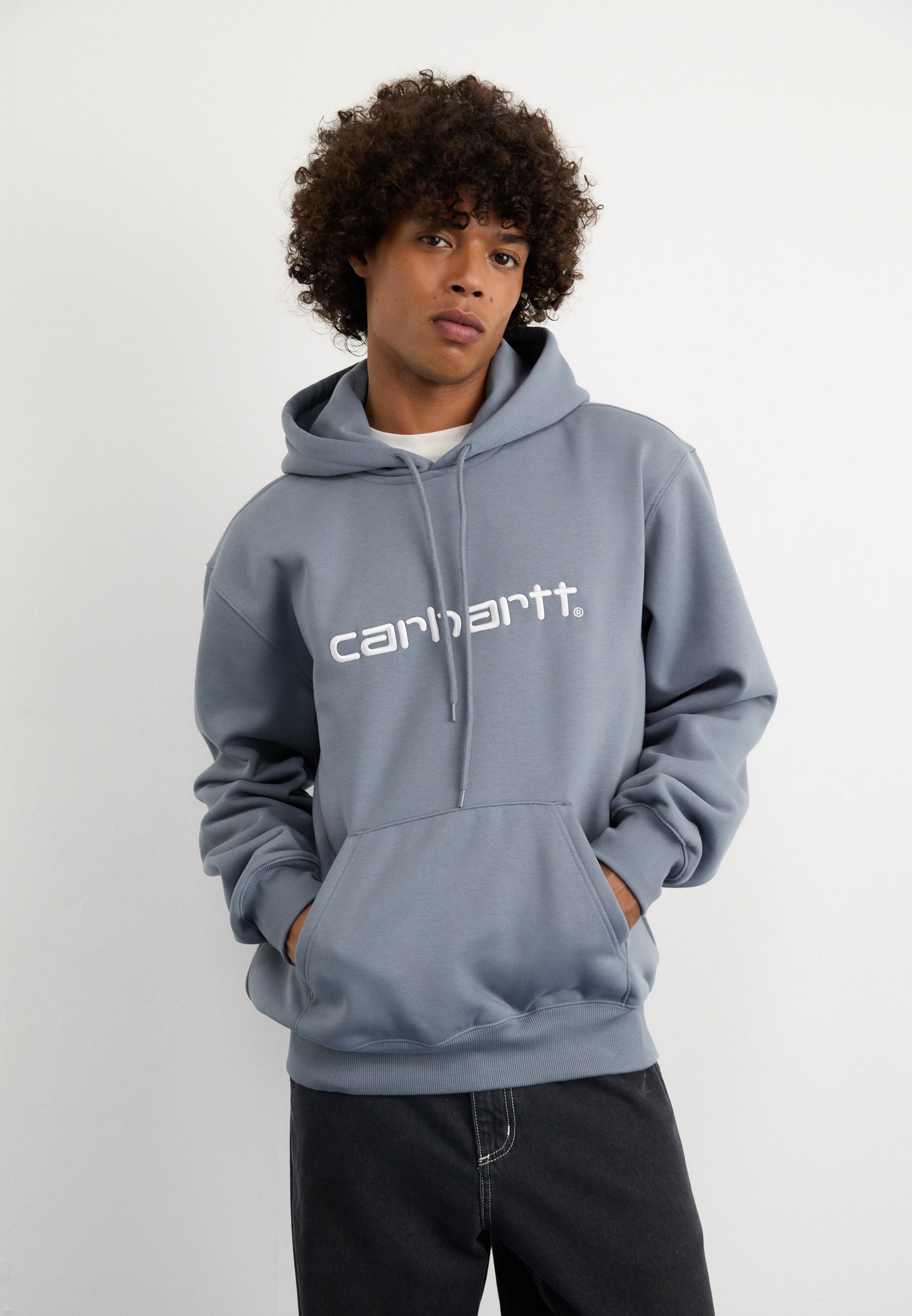 Sudadera Carhartt Hooded Mujer Gris En Sudadeas De Cahatt Gis Paa