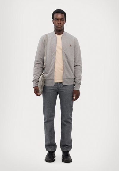 PS Paul Smith REGULAR FIT ZEBRA - Sweat zippé - grey