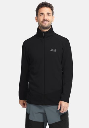 RIDGE HIKE FZ  - Veste softshell - black