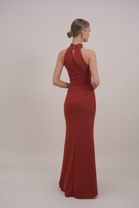 WAL G. CLAUDINE - Společenské šaty - burnt orange