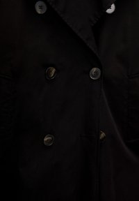 PULL&BEAR BASIC  - Trenchcoat - black