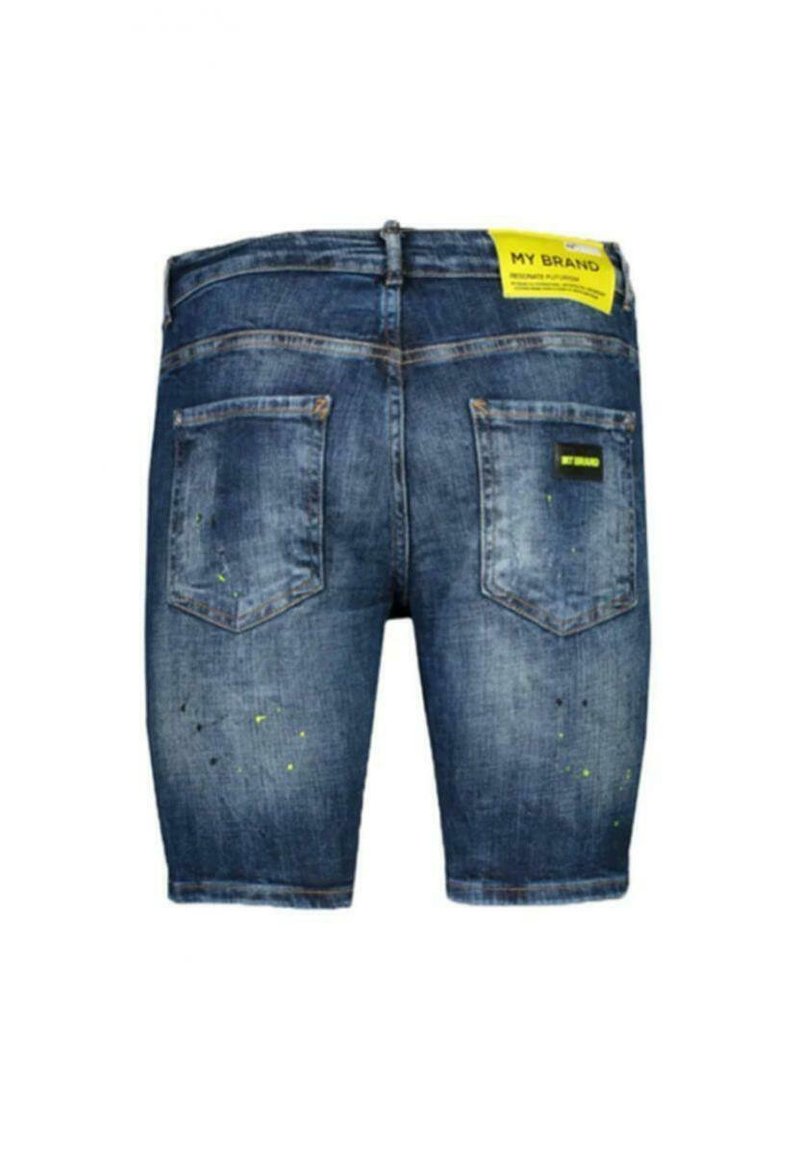 My Brand - Shorts vaqueros - yellow/blue denim - Zalando.es