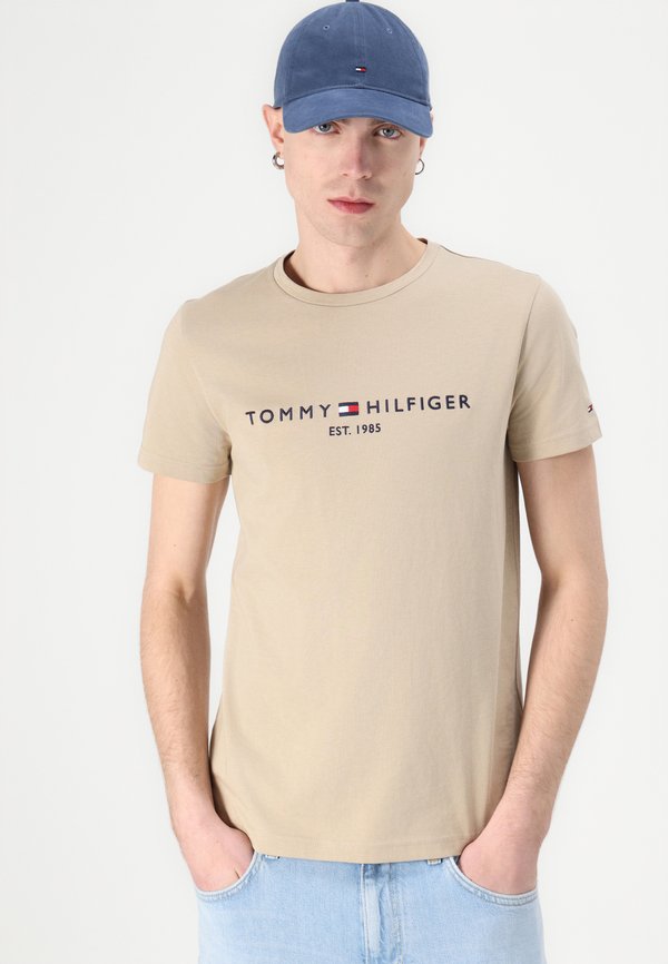 LOGO TEE - Print T-shirt - sandalwood3