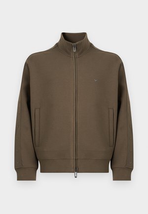 Felpa con zip - major brown