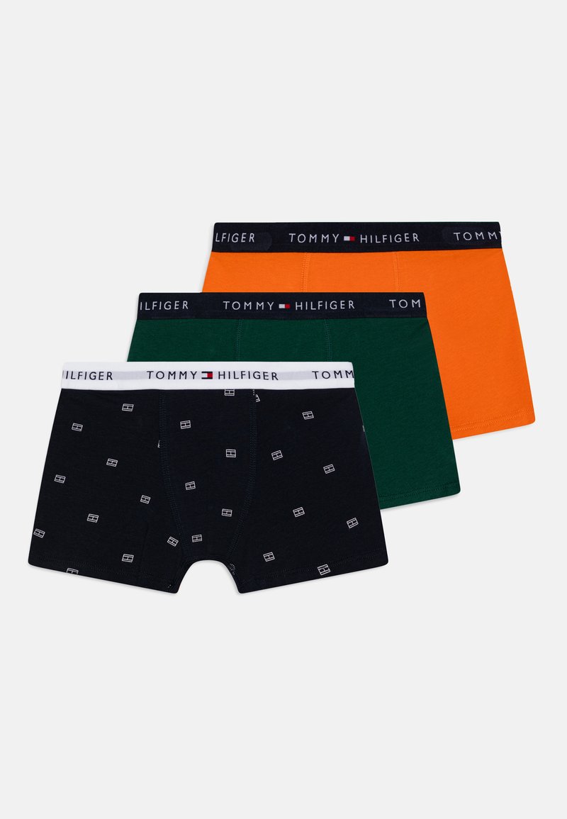 Tommy Hilfiger TRUNK PRINT 3 PACK - Panties - desert sky/green/orange