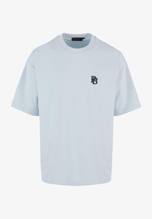 PITCH - Nyomott mintás póló - light blue