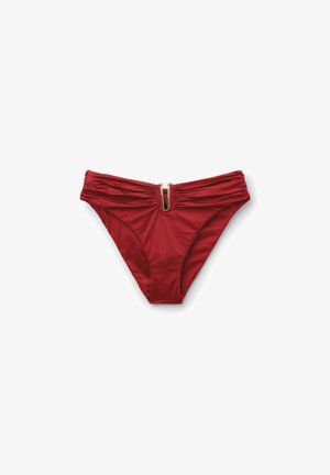 Calzedonia SHINY SATIN - Bikinibukser - red