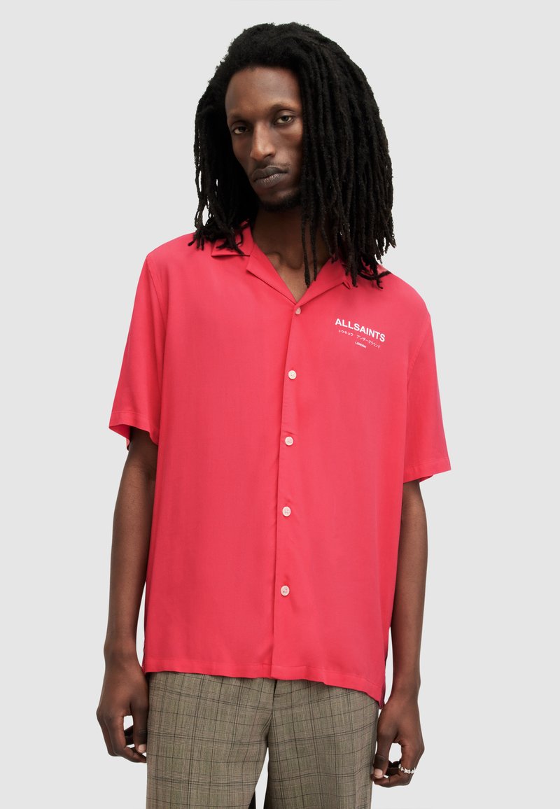 AllSaints UNDERGROUND SHIRT - Camisa - hot pink