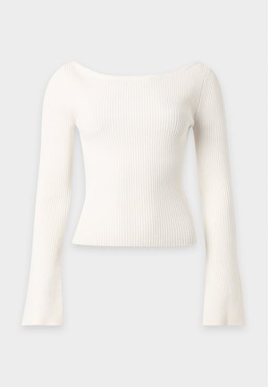 Hollister Co., BELL SLEEVE - Pullover - off-white