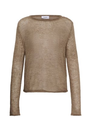 Saint Tropez, Pullover - deep taupe melange