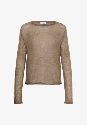 Saint Tropez, Strickpullover - deep taupe melange