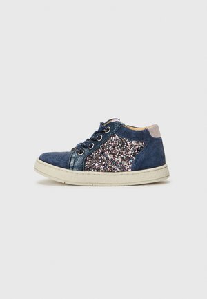MOUSSE ZIP TOP UNISEX - Sneakers hoog - navy/multi-coloured/pink