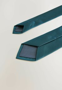 Next SLIM - TEXTURED - Cravată - teal blue
