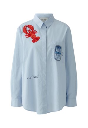 Oui, BLUSE - Button-down blouse - kentucky blue