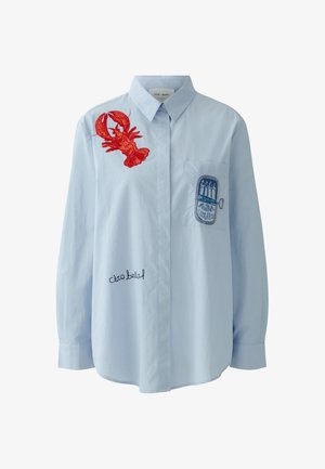 Oui, BLUSE - Button-down blouse - kentucky blue