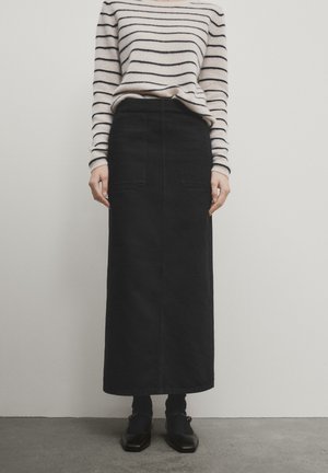 Jupe en jean - black