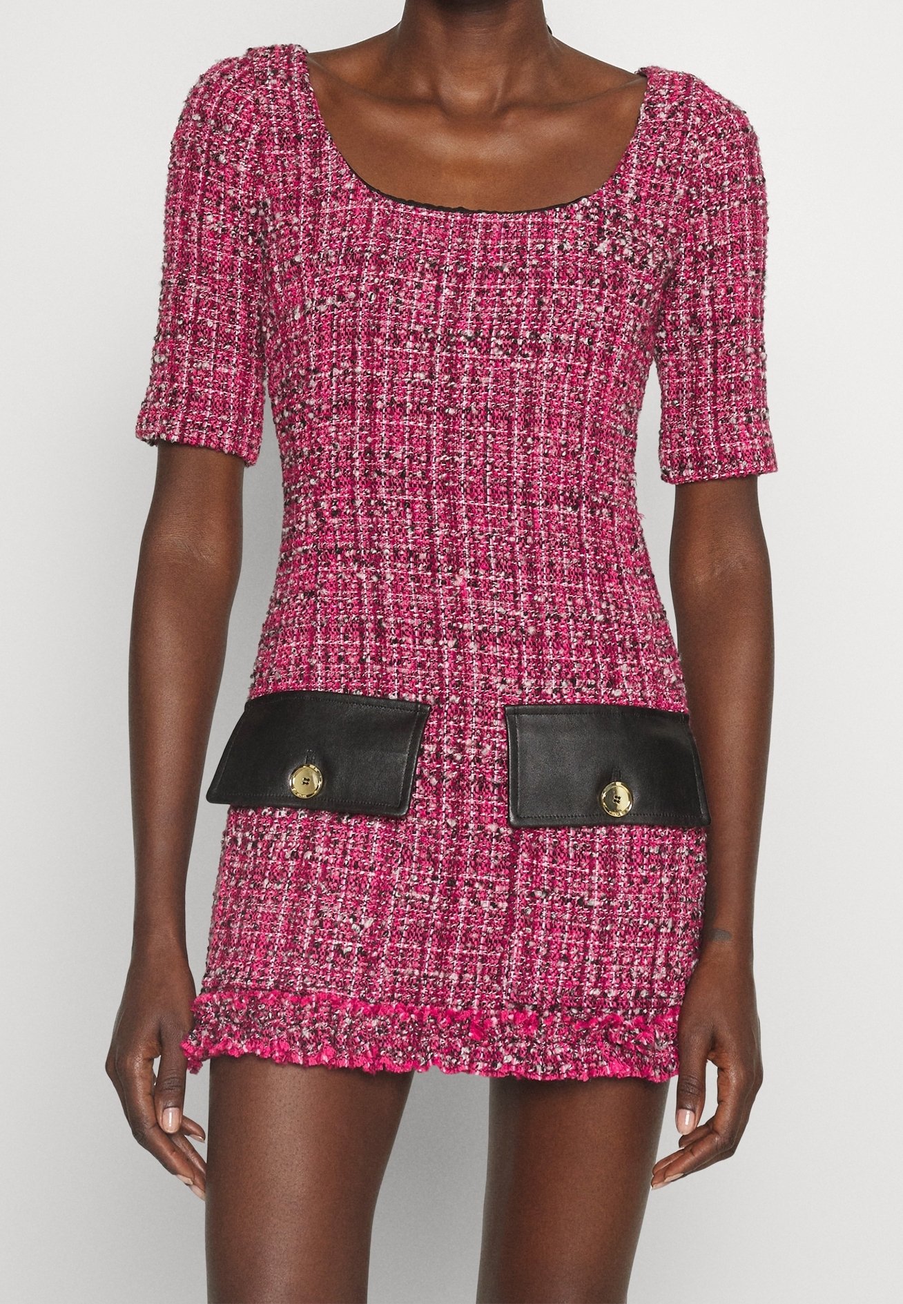 slim fit dress slacks The Salmon Pink Tweed Jacket 14 / Skirt