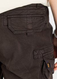 Alpha Industries CREW - Kratke hlače - hunter brown