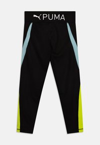Puma FIT HIGH WAIST  - Punčochy - black/lime