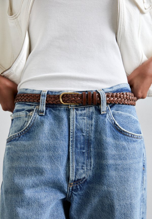 BRAIDED BELT - Braided belt - luggage