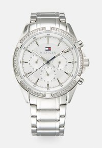 Tommy Hilfiger CASE WITH BEZEL DIAL BRACELET - Montre à aiguilles - silver-coloured