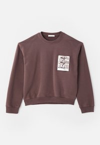 POCKET CREW - Sweatshirt - brick