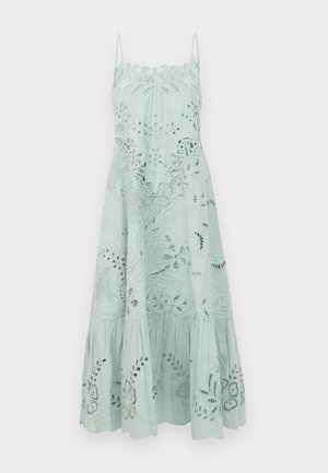 IYLA SOUTACHE SLIP MIDI DRESS - Robe de jour - blue