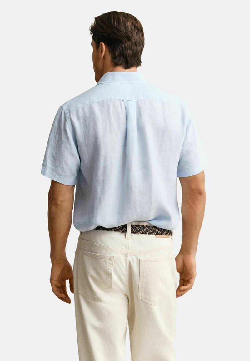 GANT SHORT SLEEVE - Košile - sky blue