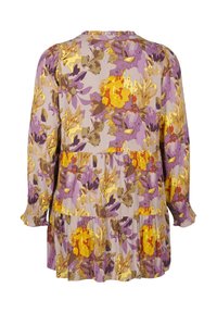 Zizzi LANGÄRMELIGE MIT BLUMENDRUCK - Tunika - purple flower