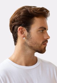KUZZOI HOOPS MINIMAL - Örhänge - silver-coloured