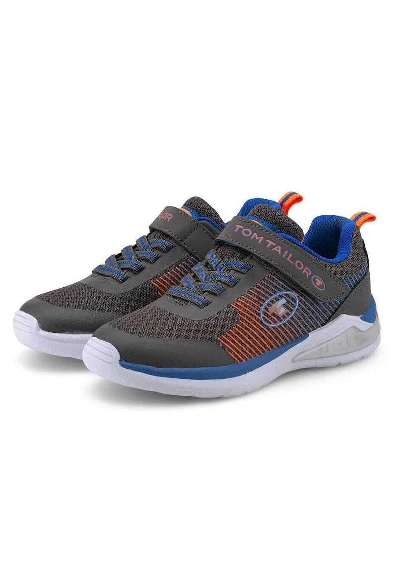 Kinder Sneaker low | TOM TAILOR LICENCE MIT STREIFEN Sneaker low coal/neon orange/dunkelgrau - PQ40355 Kinder Sneaker low | TOM TAILOR LICENCE MIT STREIFEN Sneaker low coal/neon orange/dunkelgrau - PQ40355