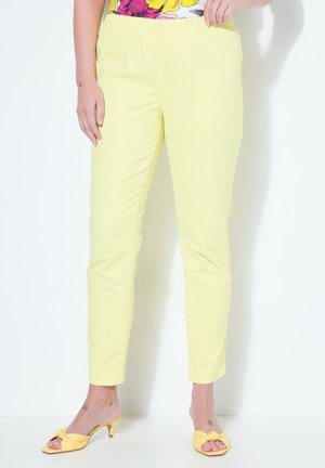 ELASTIKBUND - Jeggings - lemon yellow