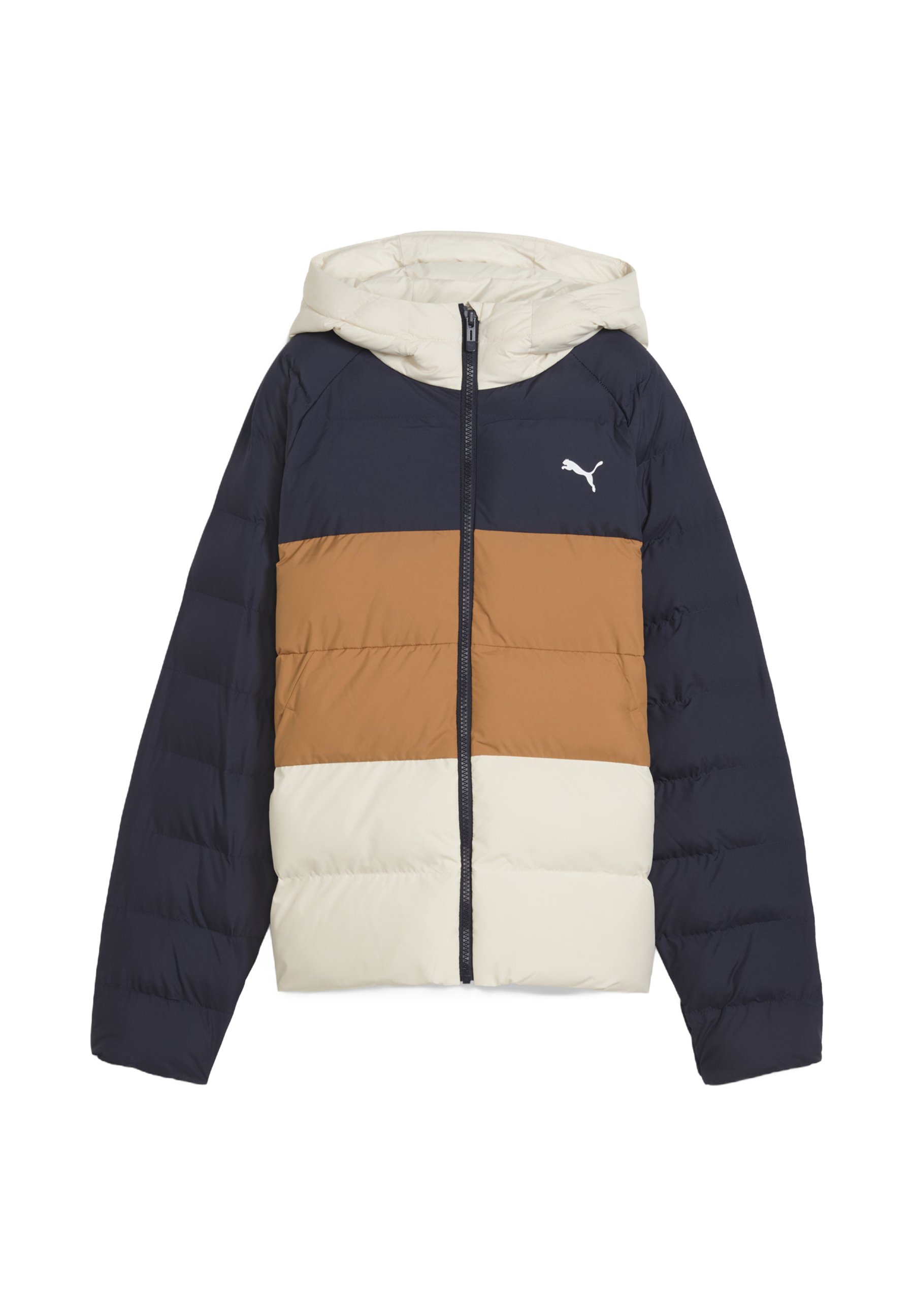 Puma PUFFER MIT KAPUZE Winterjacke new navy/blau Zalando