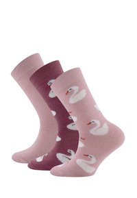 Ewers - SCHWAN PACK OF 3 - Socks - rosa Thumbnail Image 1