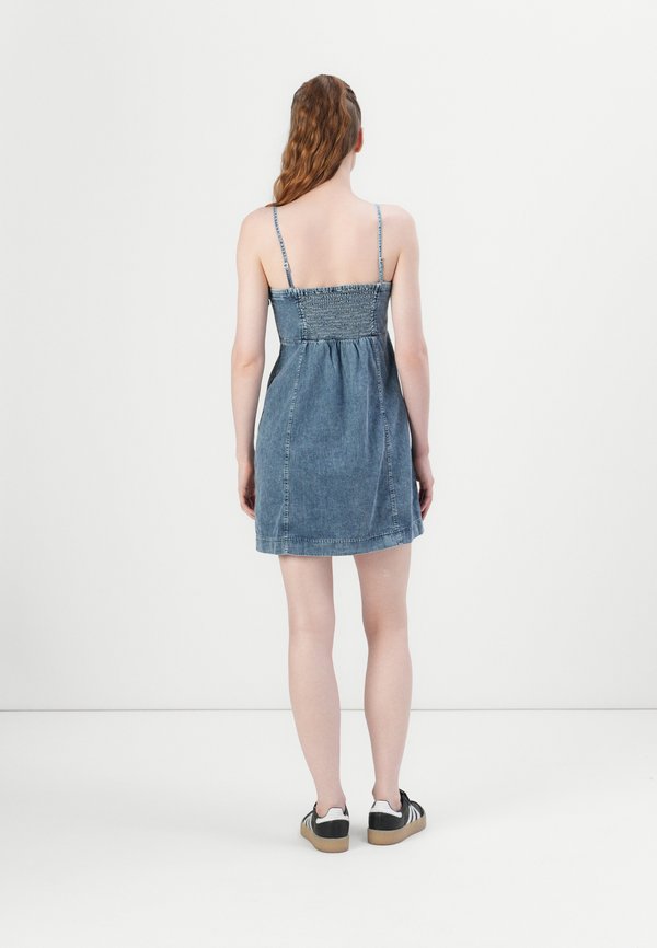 ALINE MINI DRESS - Denim dress - light wash4