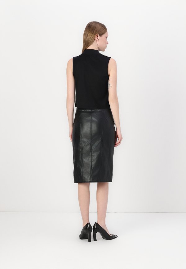 LIMA - Leather skirt4